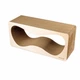 Когтеточка из картона с деревянным фасадом большая Cat Joy Grange Beige Wood 84x37x29 см - изображение 4