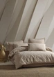 Постельное белье Saheser Stonewashed Ranforce 200 х 220 см Jasmin Bej - изображение 1