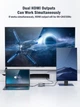 Адаптер Lemorele TC21 2-портовий USB-C на 2xHDMI 4K 60 Гц - изображение 8