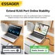 Сетевой адаптер Essager ES-OTG22 гигабитный, RJ45 to Type-C 1000Mbps Grey - изображение 7