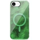 Протиударний Чохол TPU Shiny Mountain (MagFit) для Apple iPhone 16e (6.1") Green - зображення 1