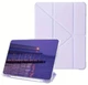 Чехол для планшета BeCover Ultra Slim Origami для Apple iPad Air 11" M2 2024/iPad Air 11" M3 2025 с креплением Apple Pencil Transparent/Purple (BC_711392) - изображение 2