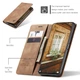 Чехол-книжка CaseMe из нубука для Xiaomi Redmi Note 12 Pro 5G Светло-коричневый - изображение 7