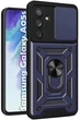Протиударний чохол Armor Ring + захиcт камери для Samsung Galaxy A05S (A057) case Simon синій - изображение 1
