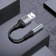 Переходник адаптер USB на AUX 3.5mm HOCO LS36 черный - изображение 8