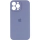 Чохол Silicone Premium case з захистом камери для iPhone 15 Pro Max Full Camera Protective lavender gray 9917 - зображення 1
