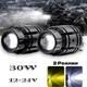 Протитуманні Bi-LED лінзи LEADER Р40 30W LED фара з білим і жовтим світлом - зображення 1