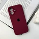 Чохол Silicone Premium case з захистом камери для iPhone 17 Full Camera Protective bordo 5675 - зображення 3