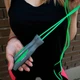 Скакалка PowerPlay 4204 Classic Jump Rope Зелена (2,7m.) 4910953 - изображение 4