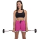 Штанга 10кг с фиксированным весом изогнутая обрезиненная Zelart Rubber Coated Barbell 2687-10 длина 95см - изображение 8