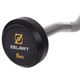 Штанга 5кг с фиксированным весом изогнутая обрезиненная Zelart Rubber Coated Barbell 2687-5 длина 95см - изображение 5