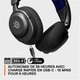Геймерські Бездротові навушники Steelseries Arctis Nova 4P / Blac Б/В - зображення 6