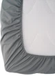 Простирадло Good-Dream Бязь Premium Grey на гумці 70х190 (GDCGSHEETF070190) - зображення 2