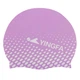 Шапочка для плавания силиконовая для взрослых YINGFA C0091 (силикон, фиолетово-белый) - изображение 1