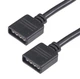 Плата Фан хаб кулерів з підсвічуванням 10 x RGB Sync 12V/4 pin + PWM HUB розгалужувач Концентратор без живлення Чорний - зображення 5