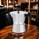 Кавоварка гейзерна Espresso Moka Maestro MR-1666-6 Silver 300мл на 6 чашок алюмінієва - зображення 1