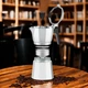 Кавоварка гейзерна Espresso Moka Maestro MR-1666-6 Silver 300мл на 6 чашок алюмінієва - зображення 3