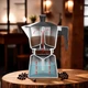 Кофеварка гейзерная Espresso Moka Maestro MR-1666-3 Silver 150мл на 3 чашек алюминиевая - изображение 4