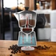 Кофеварка гейзерная Espresso Moka Maestro MR-1667-3 Black 150мл на 3 чашек индукционное дно - изображение 4