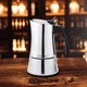 Кофеварка гейзерная Espresso Moka Maestro MR-1668-2 Silver 100мл на 2 чашки нержавеющая сталь - изображение 1