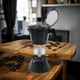 Кофеварка гейзерная Espresso Moka Maestro MR-1667-9 Black 450мл на 9 чашек индукционное дно - изображение 3