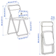 Складной стул VIHALS IKEA 305.691.04 - изображение 6