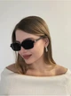 Солнцезащитные очки No Brand прямоугольные Oculos черные - изображение 6