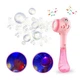 Генератор мыльных пузырей со светомузыкой Динозаврик игрушка Bubble stick dinosaur с батарейками в комплекте 35 см Розовый - изображение 2