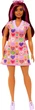 Кукла Барби Модница в платье-свитере в сердечках Кукла Barbie Fashionistas #207 HJT04 - зображення 1
