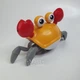 Интерактивная игрушка для детей Краб, развивающая игрушка бегающий краб со звуковыми и световыми эффектами Желтый IECU-5U-Yellow - изображение 9