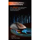 Игровая беспроводная мышь MEETION Wired, 2.4G, Bluetooth Gaming mouse GW24, 6 Keys, 50-8000dpi, 600mAh, 30-60h, RGB, black - изображение 8