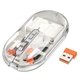 Мышь Hoco General dual-mode silent wireless mouse GM35 (battery version) |2.4G+BT, 800-1200-1600DPI белая - изображение 1