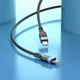 Кабель Hoco Type-C to Type-C Energy silicone charging data cable X109 |3m, 60W| black - изображение 4