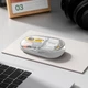 Мышь Hoco General dual-mode silent wireless mouse GM35 (battery version) |2.4G+BT, 800-1200-1600DPI белая - изображение 4