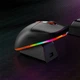 Мышь MEETION Wired + 2.4 G+Bluetooth Gaming Mouse With Charing Base GW38 |6 Keys, 8000dpi, 30-60h, RGB| черная - изображение 8