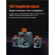 Акустика для ПК Meetion Wired + Bluetooth Meetion Speaker SP2111 |BT5.0/AUX+USB, 15W, RGB| чорна - зображення 6