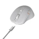 Ігрова миша MEETION Wired, 2.4G, Bluetooth Gaming mouse GW32, 7 Keys, 8000dpi, 700mAh, 35-115h, RGB, white - зображення 5