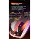 Ігрова миша MEETION Wired, 2.4G, Bluetooth Gaming mouse GW32, 7 Keys, 8000dpi, 700mAh, 35-115h, RGB, white - зображення 10