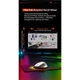 Ігрова миша MEETION Wired, 2.4G, Bluetooth Gaming mouse GW32, 7 Keys, 8000dpi, 700mAh, 35-115h, RGB, white - зображення 12