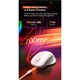 Ігрова миша MEETION Wired, 2.4G, Bluetooth Gaming mouse GW32, 7 Keys, 8000dpi, 700mAh, 35-115h, RGB, white - зображення 9