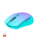 Мышь MEETION 2.4 G+Bluetooth Dual Mode gaming mouse BTM002 |1000-1200-1600dpi, 6keys, Type-C Charging, RGB| фиолетовая - изображение 4