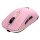 Миша MEETION Wired + 2.4 G+Bluetooth Gaming mouse GW24 |6 Keys, 8000dpi, 30-60h, RGB| рожева - зображення 4
