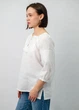 Вишиванка Narodnyy Butik Віконця біла вишивка Біла 1002 54 - зображення 2