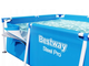 Детский прямоугольный каркасный бассейн Bestway 56401 Steel Pro Размер 221x150х43 см - изображение 7