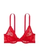 Бюстгальтер Victoria's Secret Tease Unlined Demi Bra 34B Червоний (26938761) - изображение 4