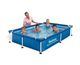 Детский прямоугольный каркасный бассейн Bestway 56401 Steel Pro Размер 221x150х43 см - изображение 3