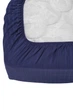 Простынь на резинке Good-Dream страйп-сатин Dark Blue 70х190 (GDSSDBSHEETF070190) - изображение 2