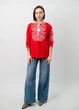 Вышиванка Narodnyy Butik Волна Красная 1012 56 - изображение 4