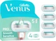 Змінні картриджі для гоління (леза касети) жіночі Venus Pro Smooth (Deluxe Smooth) Sensitive касети 4 шт - зображення 1