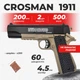 Пневматический пистолет Crosman Colt 1911 KIT (NOT CO2) с пулями - изображение 1